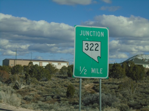 US-93 South Approaching NV-322