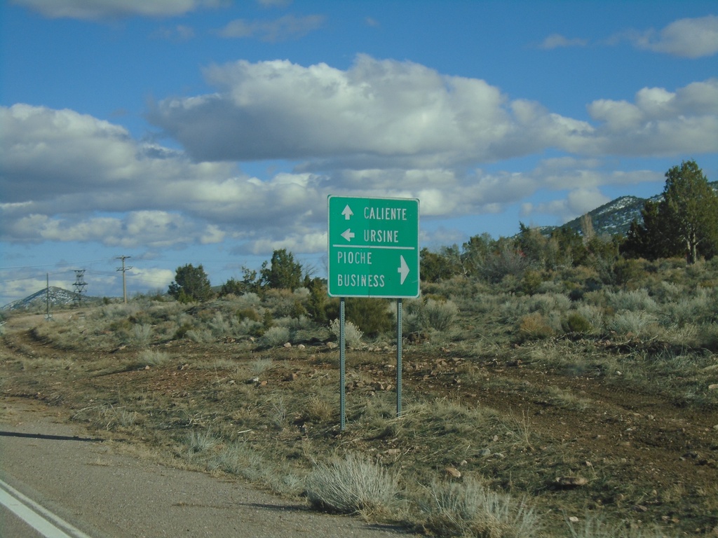 US-93 South at NV-322