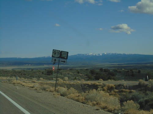 US-93 South at NV-320