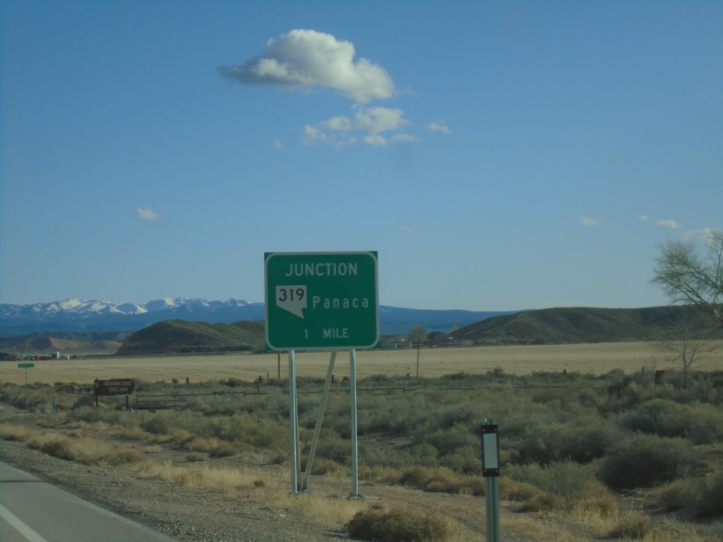 US-93 South Approaching NV-319