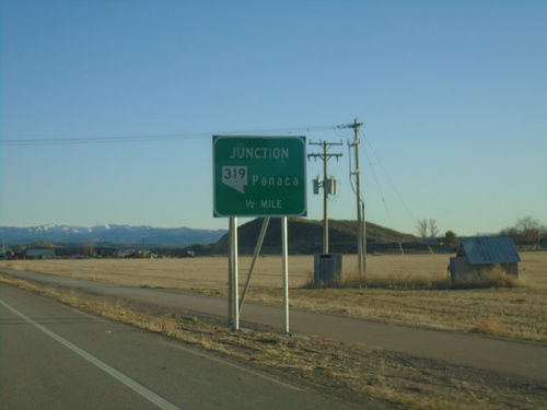 US-93 South Approaching NV-319