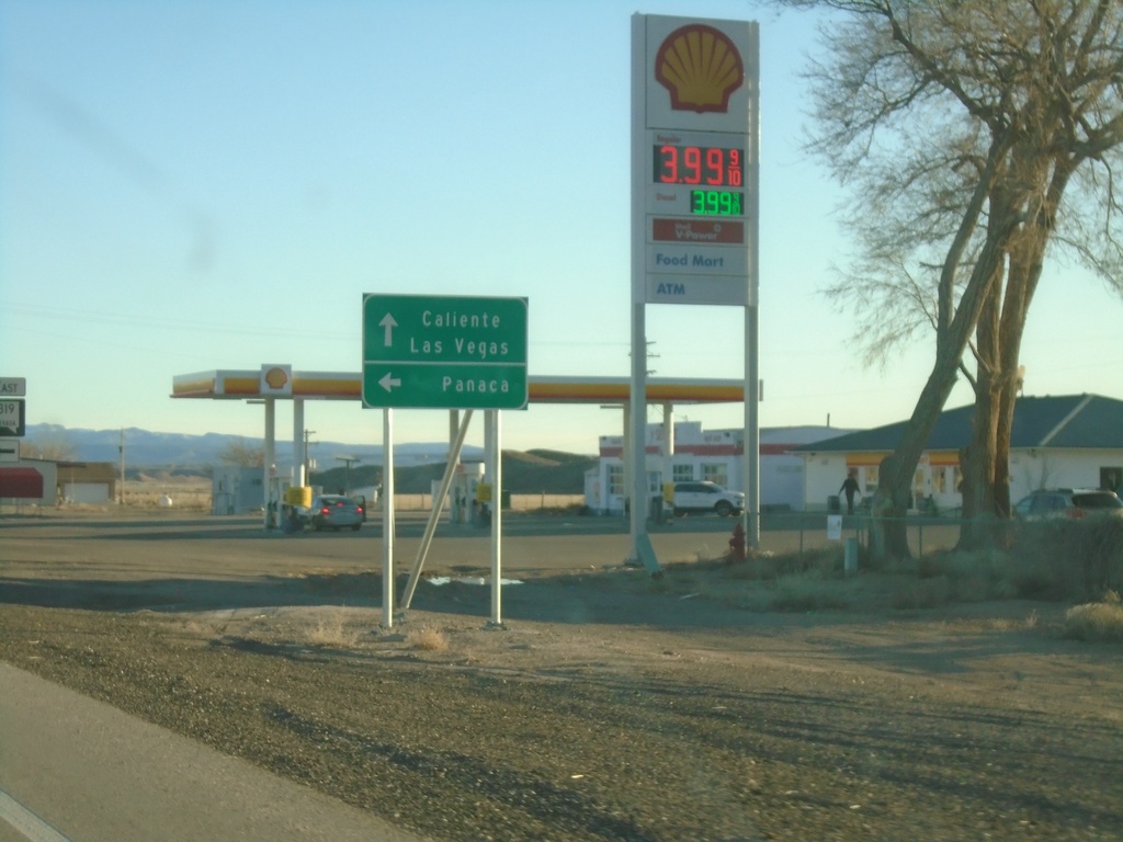 US-93 South at NV-319 East