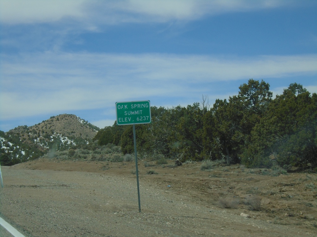 US-93 South - Oak Spring Summit