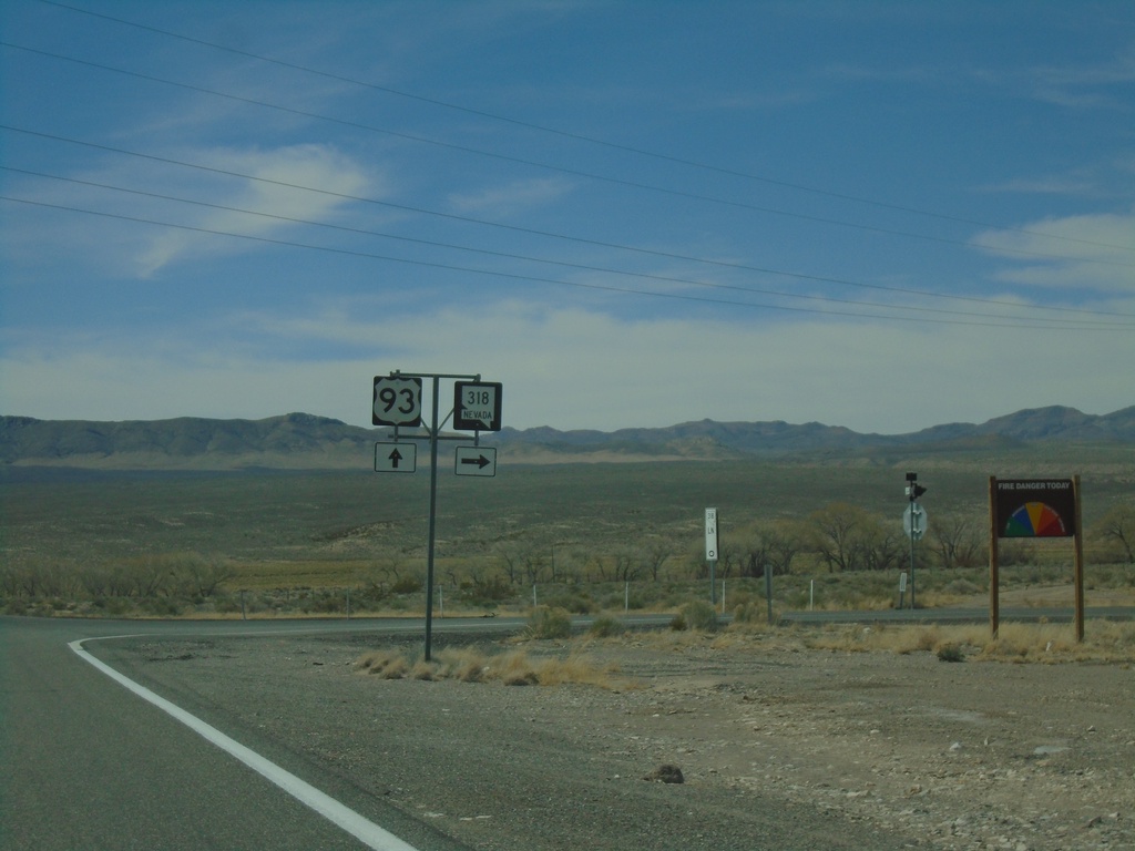 US-93 South at NV-318