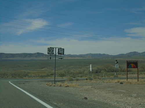 US-93 South at NV-318