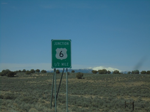 NV-318 North Approaching US-6