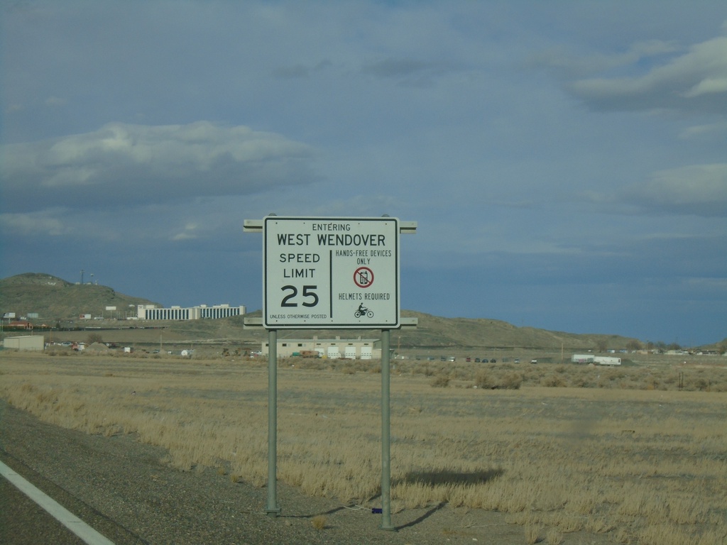 Alt. US-93 North - Entering West Wendover