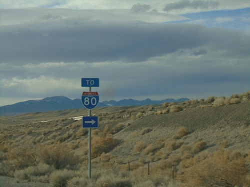 Wendover Blvd West Approaching I-80