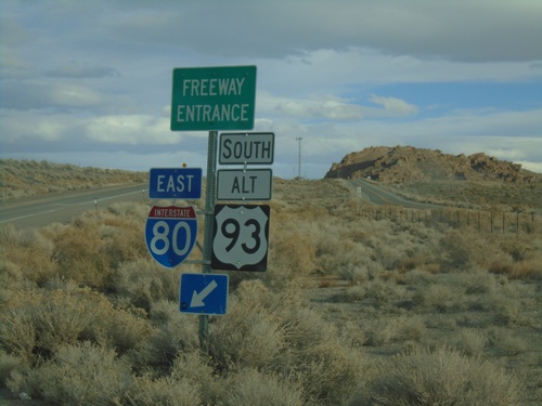 Ola Interchange at I-80 East/US-93 Alt. South