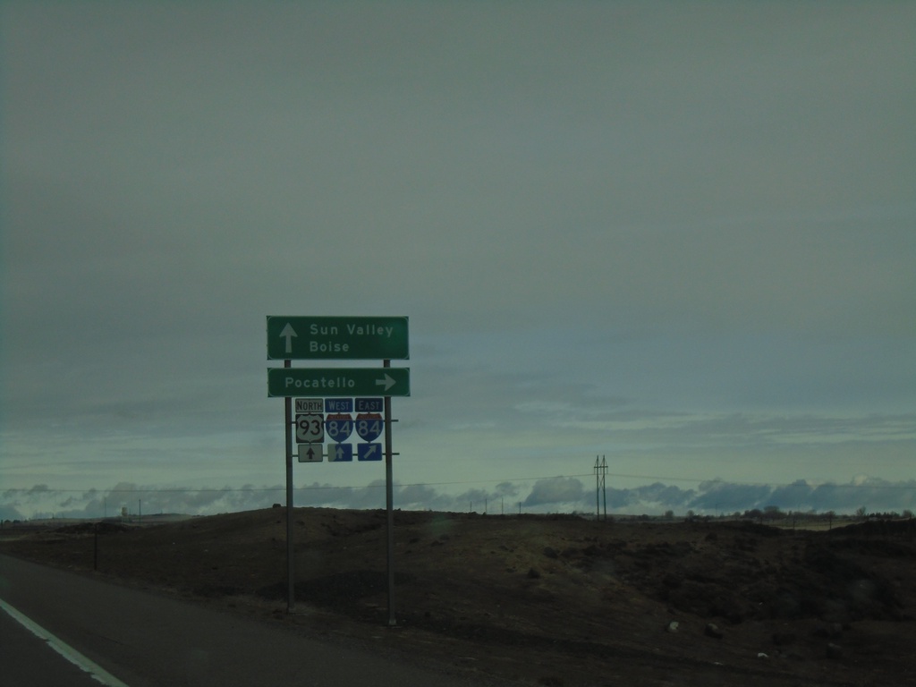 US-93 North at I-84 East