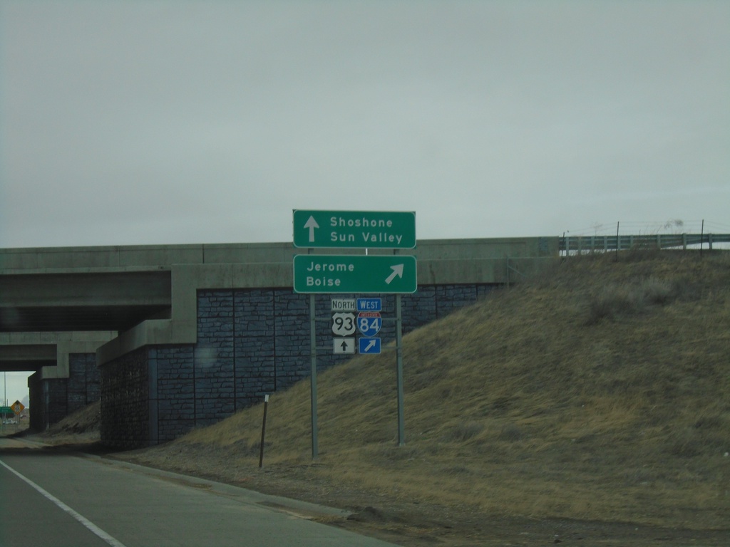 US-93 North at I-84 West