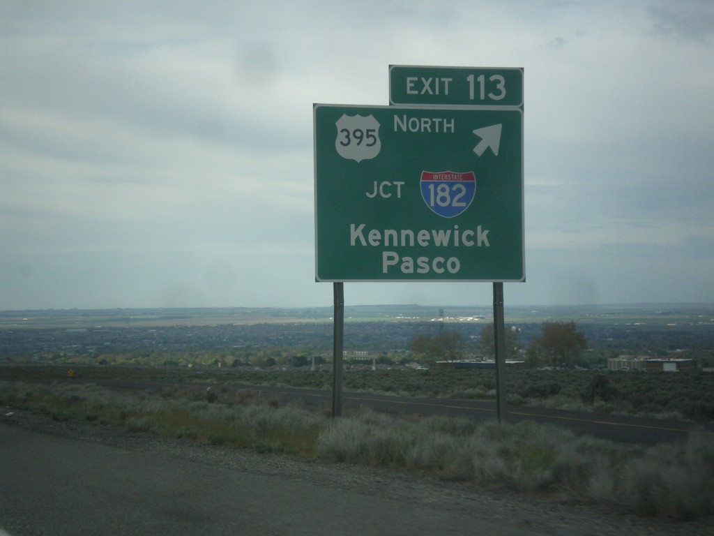 I-82 West - Exit 113