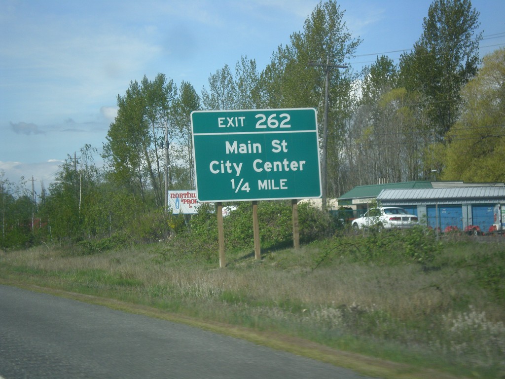 I-5 North - Exit 262