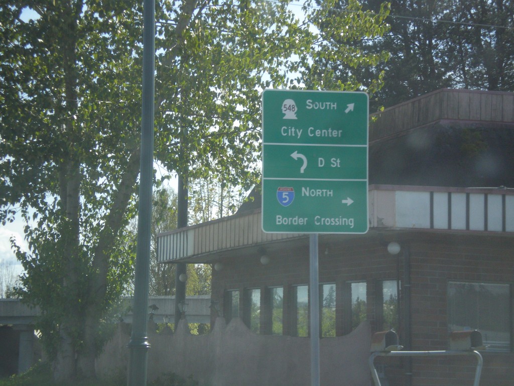 Begin WA-548 South at I-5