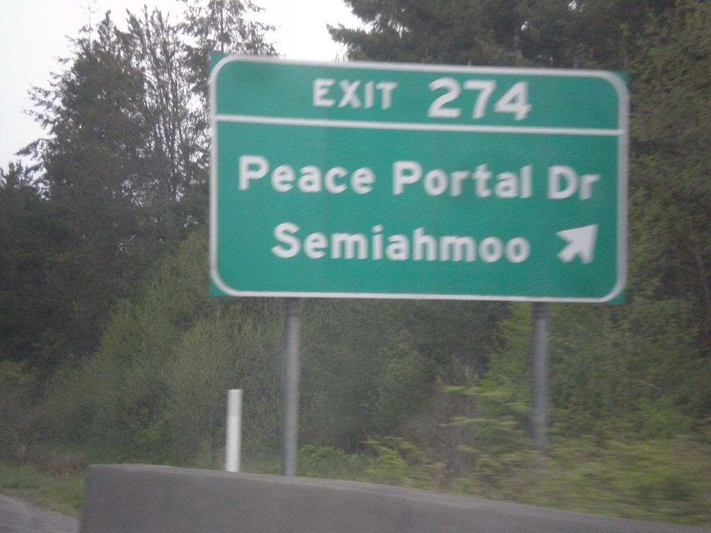 I-5 North - Exit 274