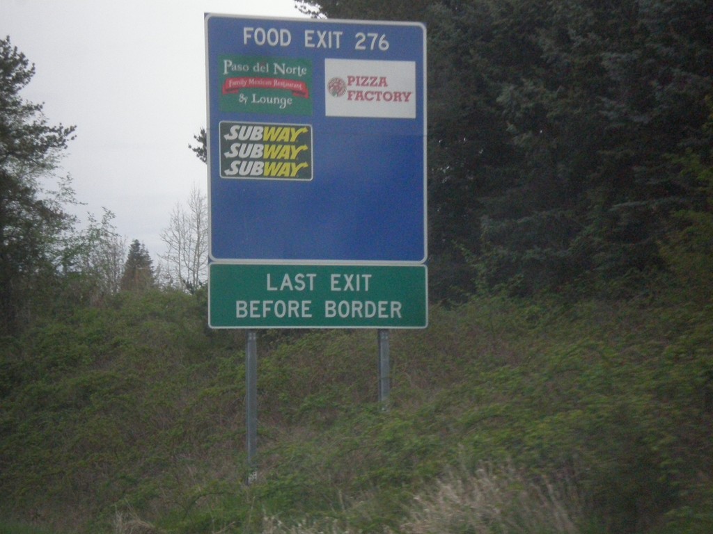 I-5 North - Exit 276 Services