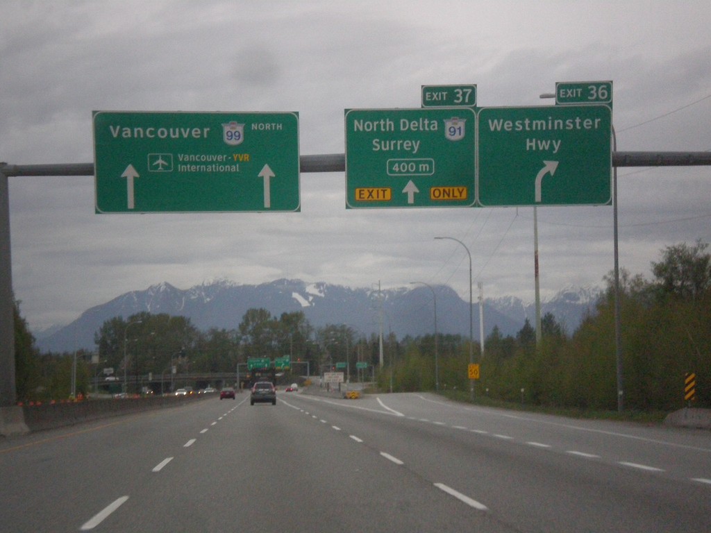 BC-99 North - Exits 36 and 37