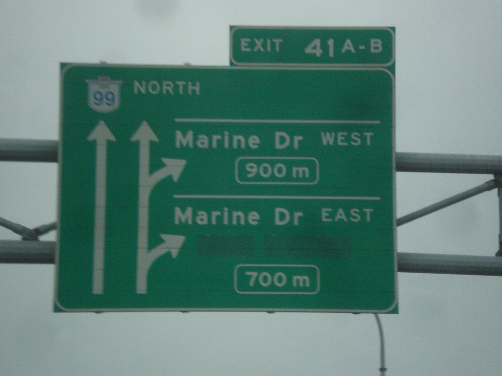 BC-99 North - Exits 41A-B