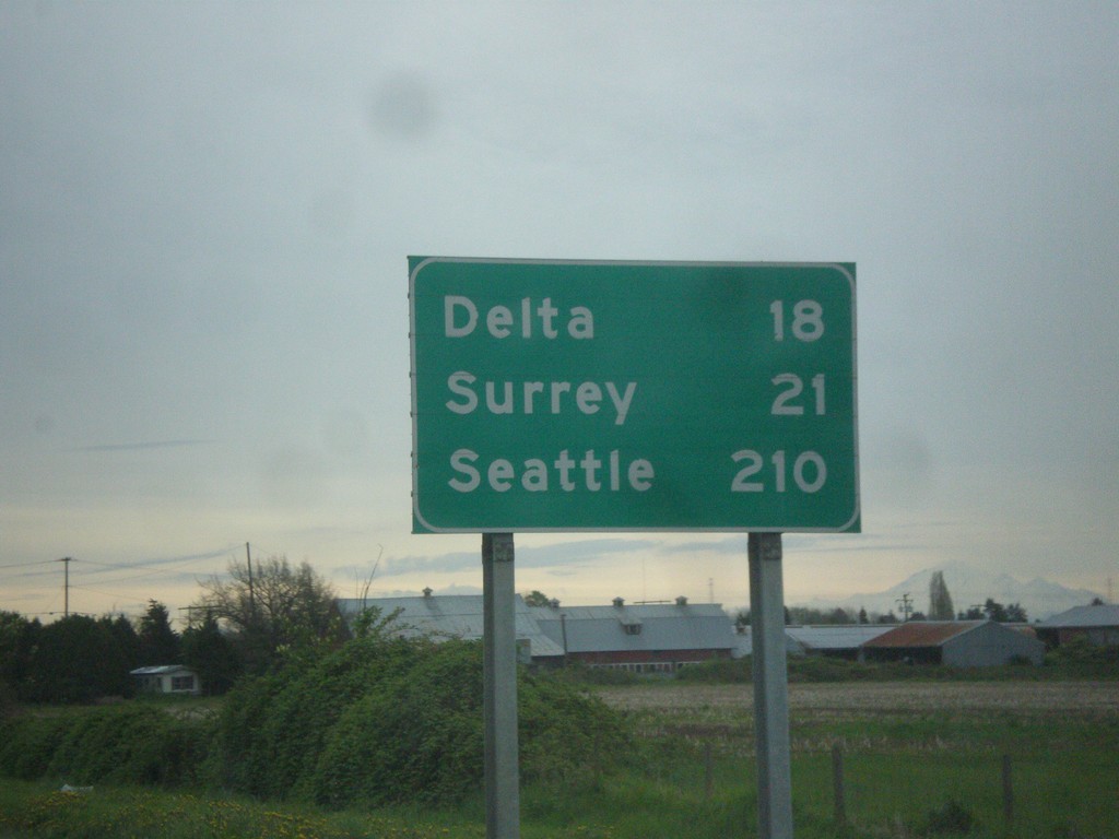 BC-91 South - Distance Marker