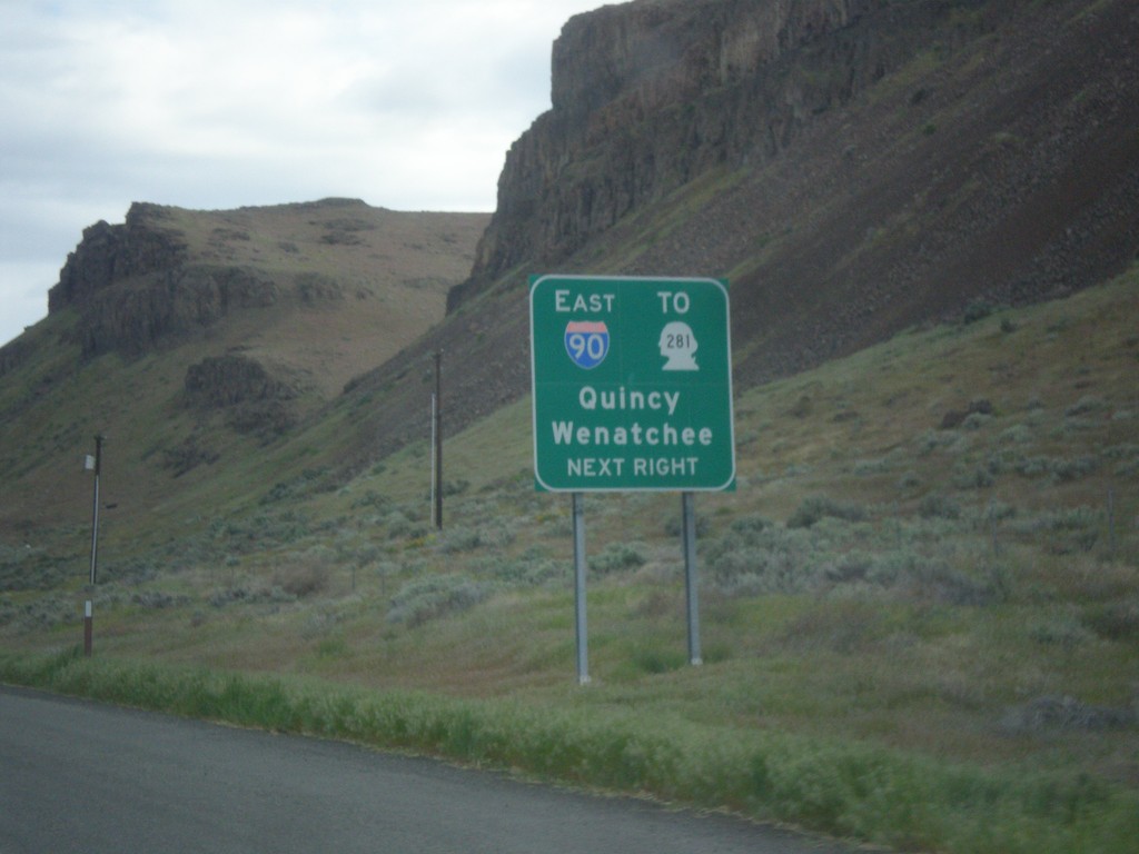 WA-26 West Approaching I-90