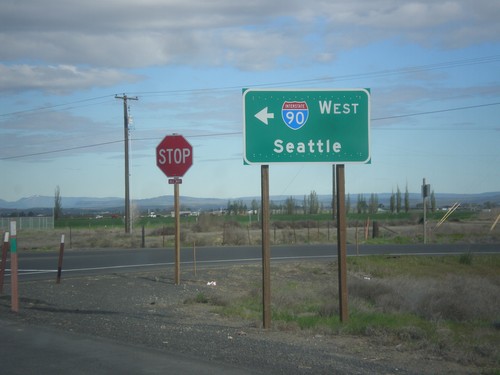 WA-281 Spur North at I-90 Exit 151 Onramp