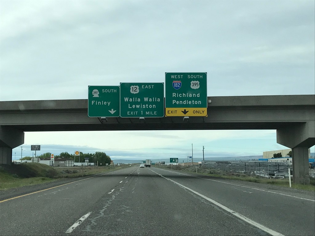 US-395 South - I-182/US-12/WA-397 Jct.