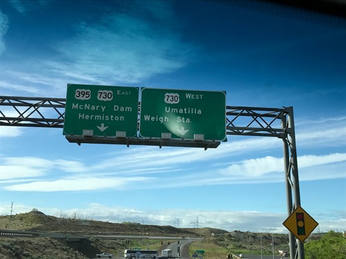 I-82 East - Exit 1 Offramp