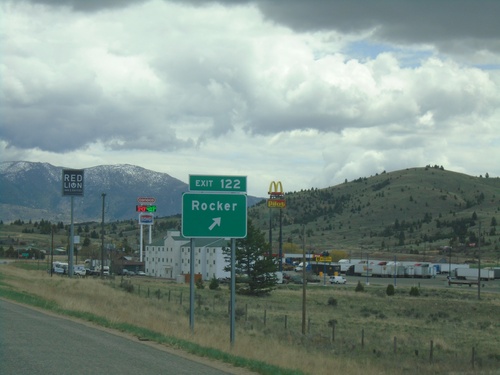 I-15 North/I-90 East - Exit 122