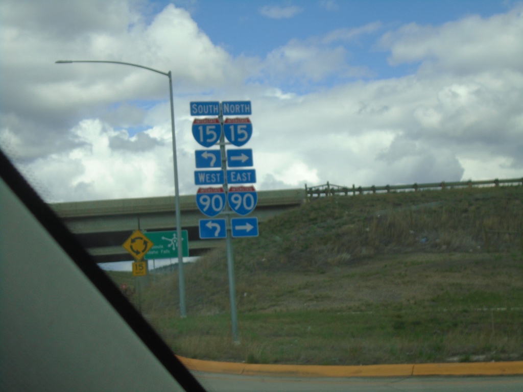 I-15/I-90 Onramp at Rocker Interchange