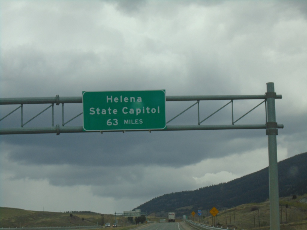 I-15 North - Distance Marker