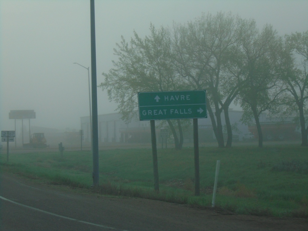 US-2 East at US-87 Junction