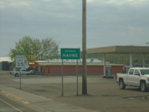 US-2 East - Entering Havre