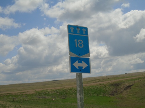 Township Road Eastbound Approaching SK-18