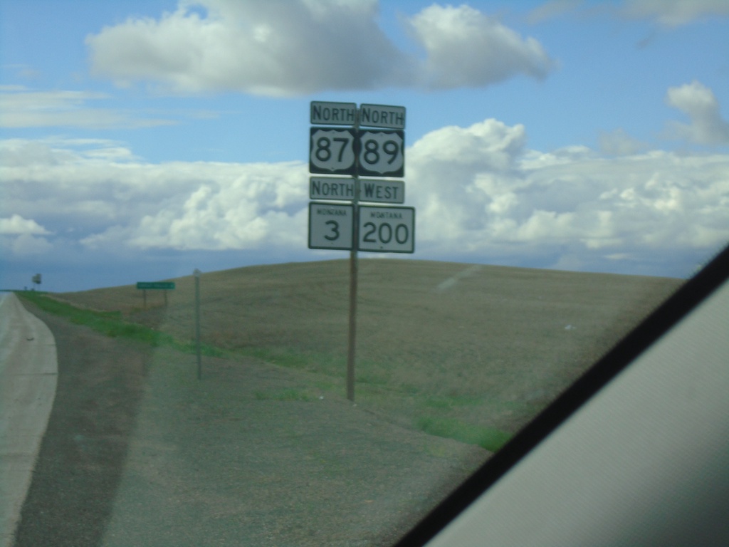 US-87/US-89/MT-3 North/MT-200 West - Cascade County