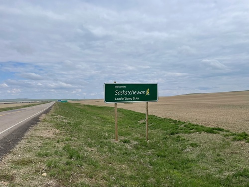 SK-4 North - Welcome to Saskatchewan 