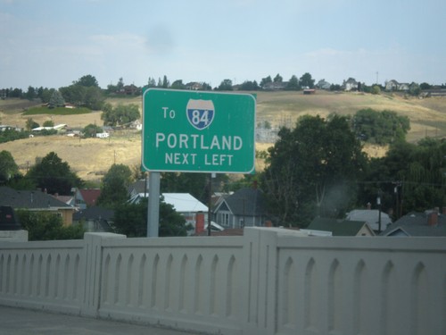 US-30 West/OR-11 South - I-84 West Next Left