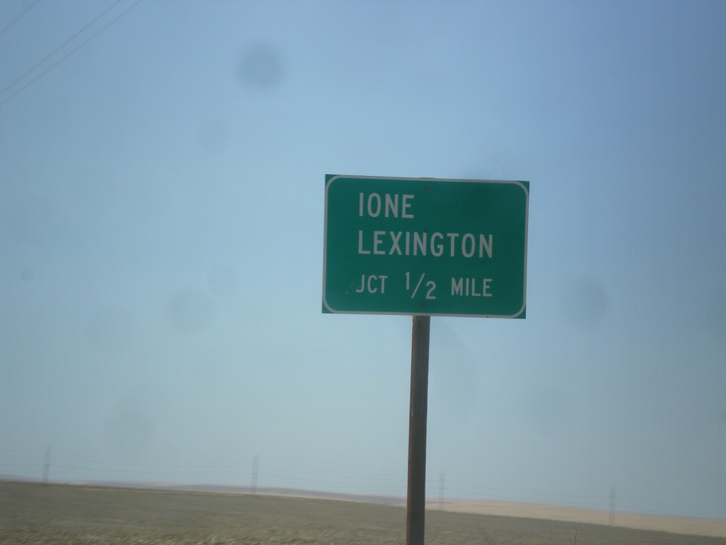 OR-19 South - Ione/Lexington Jct.