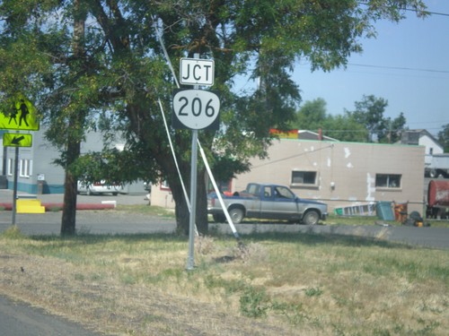 OR-19 South Approaching OR-206