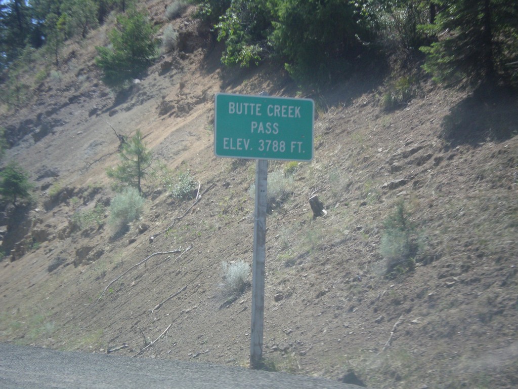 OR-19 South - Butte Creek Pass