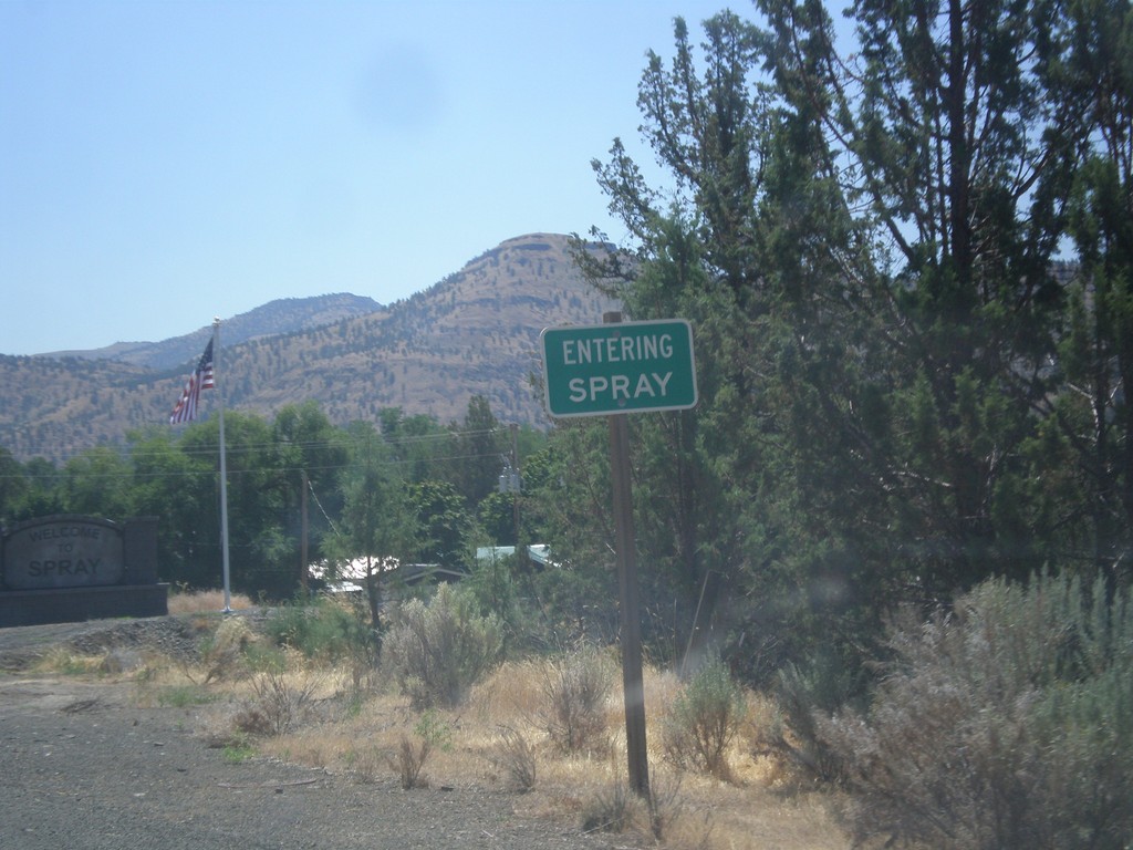 OR-19 South/OR-207 North - Spray