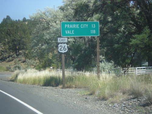 US-26 East - Distance Marker