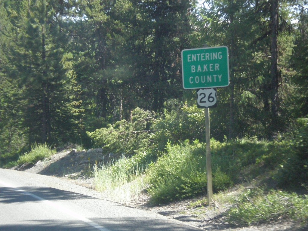 US-26 East - Entering Baker County