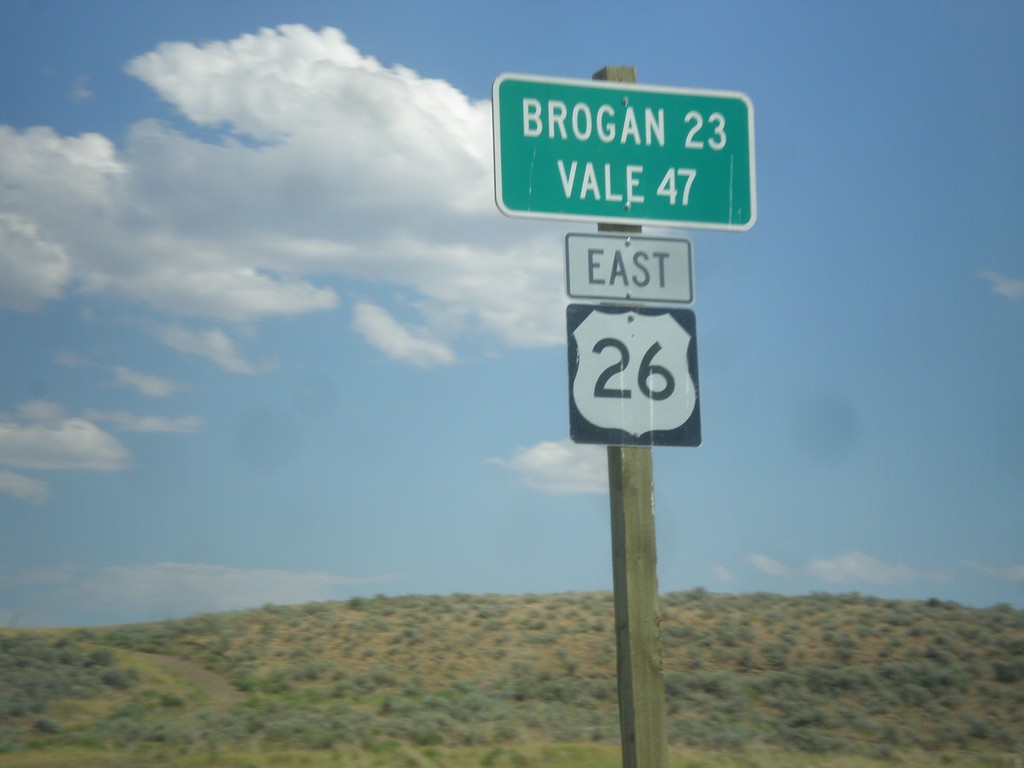 US-26 East - Distance Marker