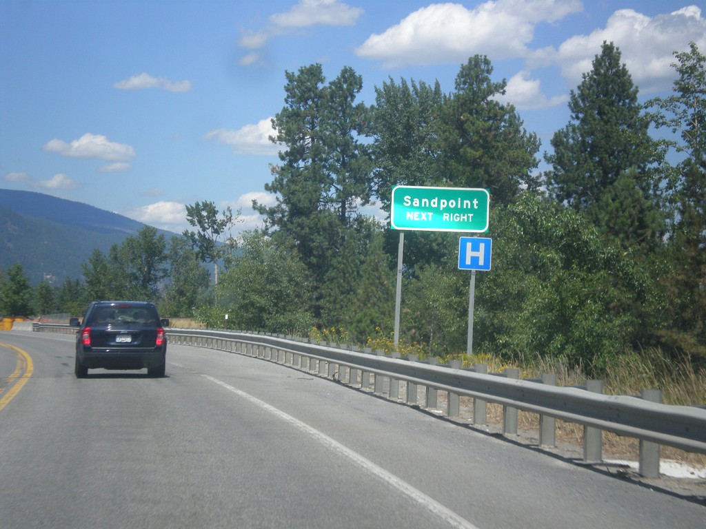 US-95 North - Sandpoint Next Right