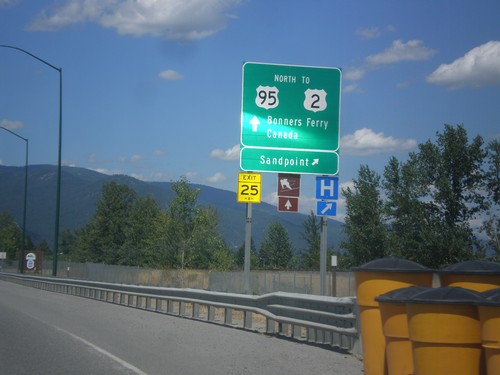 US-95 North - Sandpoint Exit