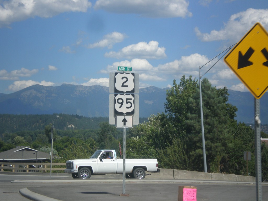 US-95 North/US-2 East - Bonners Ferry