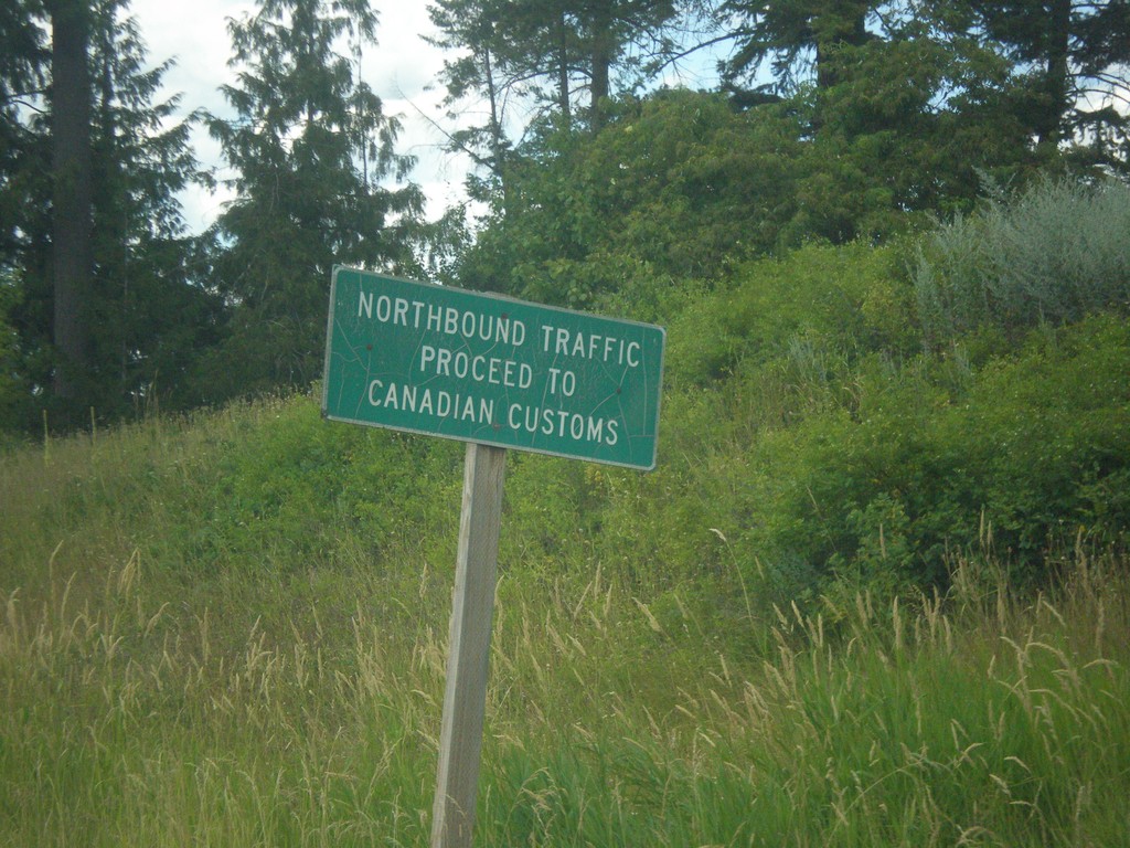 ID-1 North - Proceed To Canada Customs