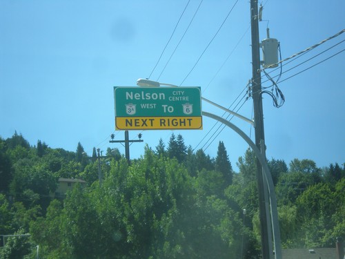 BC-3A/To BC-6 - Nelson St. Approaching Anderson St. in Nelson