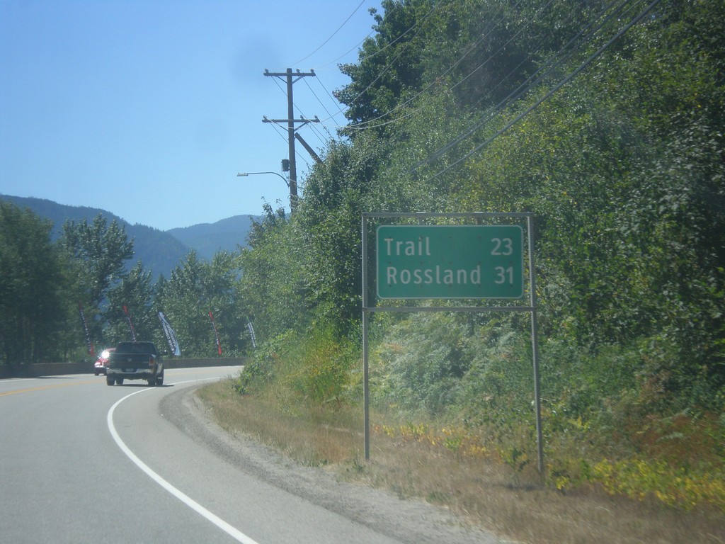 BC-22 South - Distance Marker