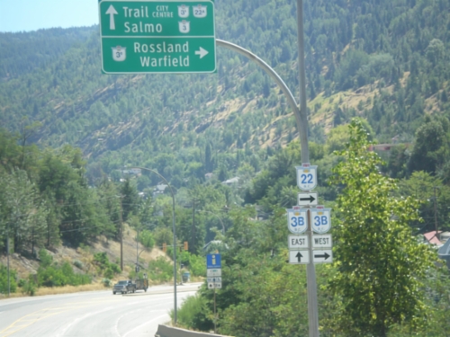 BC-22 South at BC-3B - Trail